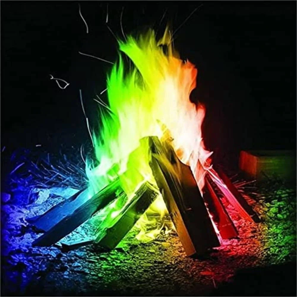Pack of 43 Magical Flame‎ Campfire Color Changing Packets 30g For Indoor/Outdoor